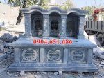 Mẫu mộ tổ đôi đá xanh đẹp bán ở Ninh Thuận.jpg