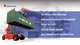 Loi ich khi thue xe nang container binh minh