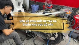 Nen ve sinh noi xe tay ga o dau khu vuc go vap